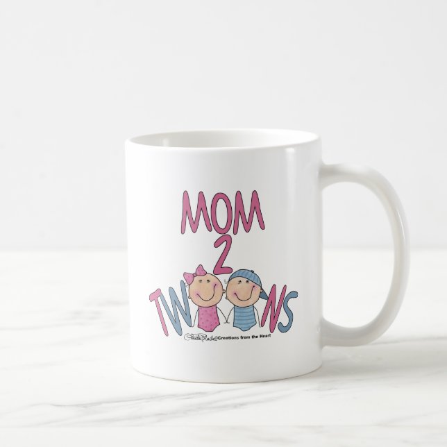 Mug Maman 2 jumeaux garçon et fille (Droite)