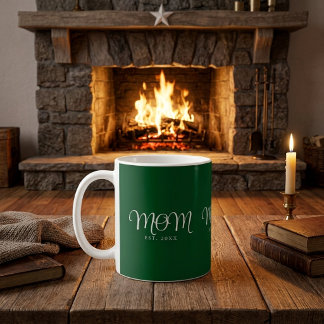 Mug Maman a établi un nouveau cadeau de maman écriture