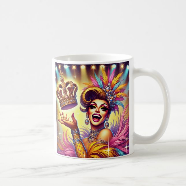 Mug Maman attrape ta confiture de couronne (Droite)