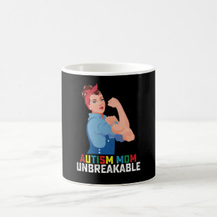 Mug Maman Autisme Inébranlable Fière Famille Autiste