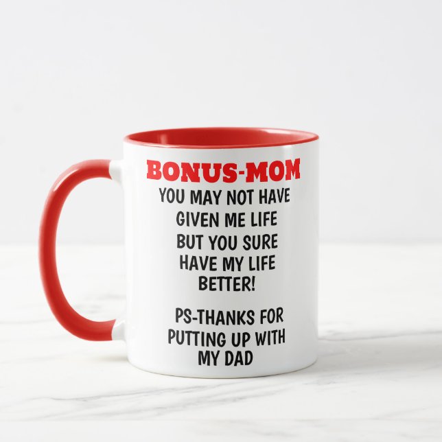 Mug maman bonification vous ne m'avez peut-être pas do (Gauche)