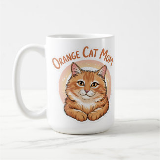 Mug Maman chat orange