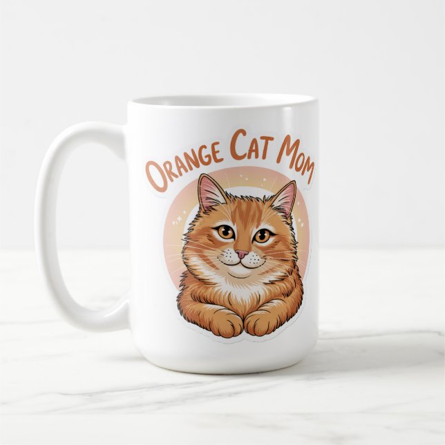 Mug Maman chat orange  (Gauche)