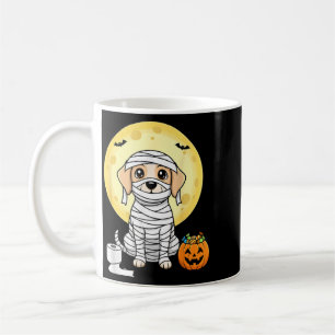 Mug Maman Chien Mignon Halloween Pleine Lune Chiot Tou