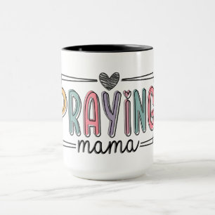 Mug Maman chrétienne inspirante priant