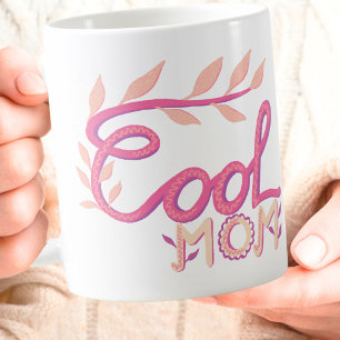 Mug Maman Cool Rose Lettering Fête des Mères