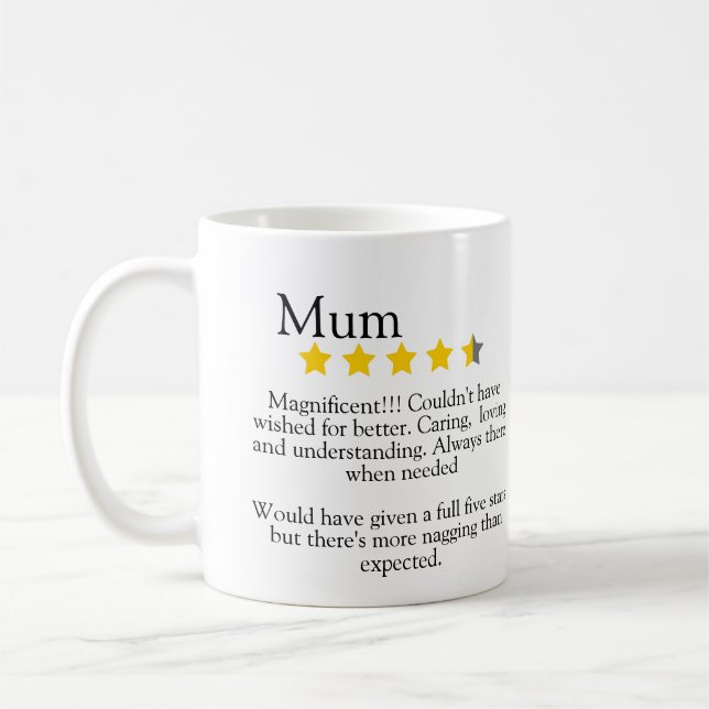 Mug Maman, critique 5 étoiles, drôle, (Gauche)