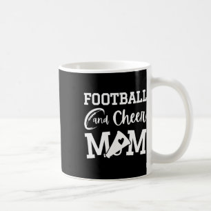 Mug Maman de cheerleading noire Footll et cheer