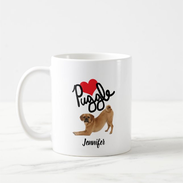 Mug Maman de chien personnalisée (Gauche)