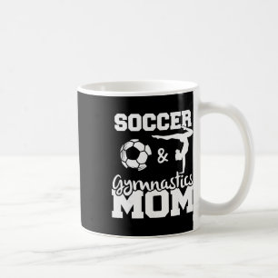 Mug Maman de foot et de gymnastique Footballeuse drôle