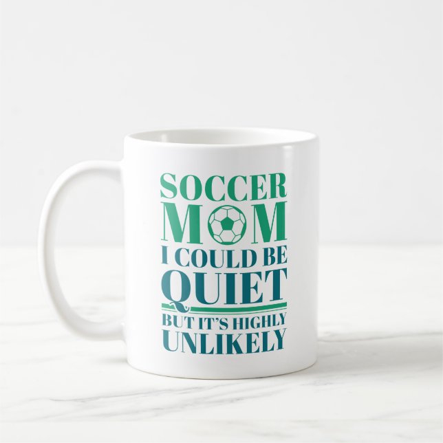 Mug Maman de football calme (Gauche)