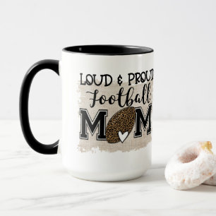 Mug Maman de football forte et fière