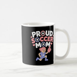Mug Maman de footballeur fière Fan joyeux Soutien pour