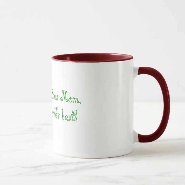 Mug Maman de Joyeux Noël, votre le monde meilleur ! (Droite)