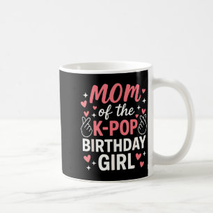 Mug Maman de la fille d'anniversaire K P amoureuses co