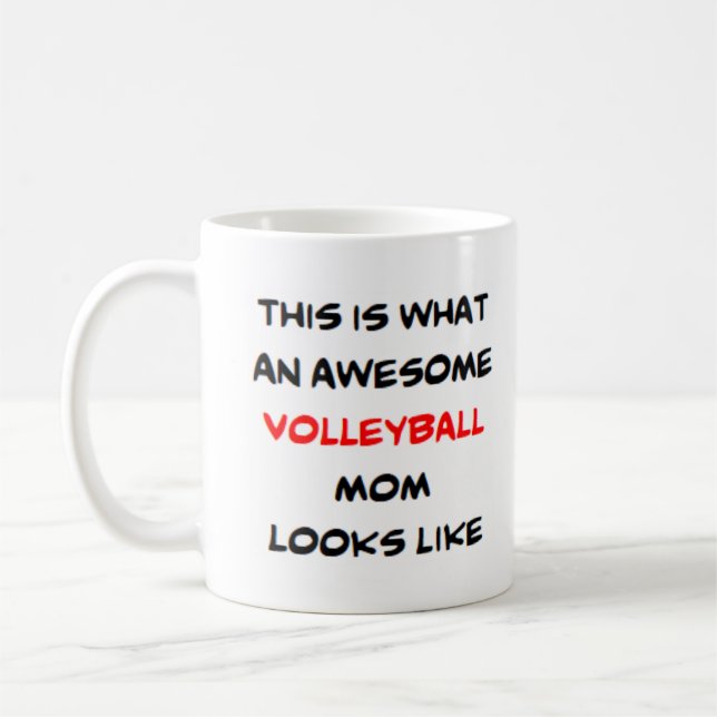 Mug maman de volley, génial (Gauche)