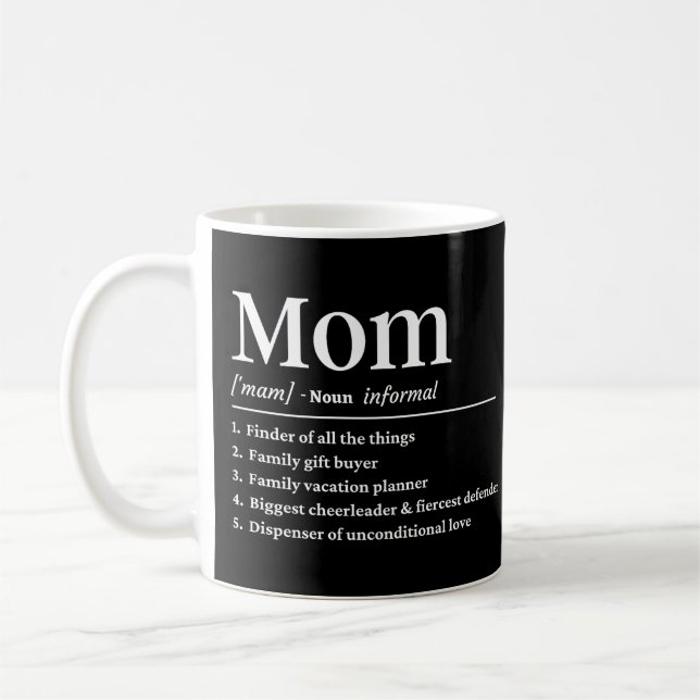Mug Maman définition drôle (Gauche)