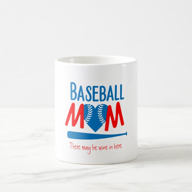 Mug Maman drôle de baseball (Centre)