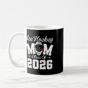 Mug Maman drôle de hockey sur glace senior Cl de 2026 