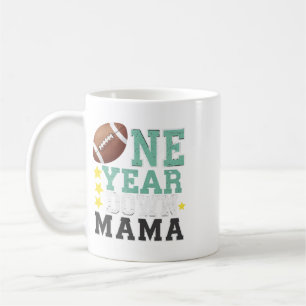 Mug Maman du bébé de 1 an Footll 1ère année d'annivers