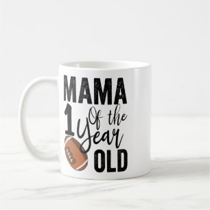 Mug Maman du bébé de 1 an Footll 1re année Down Annive