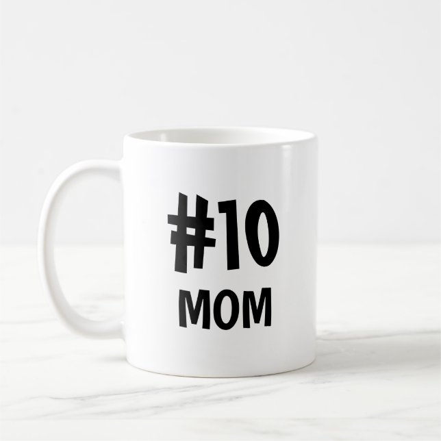 Mug Maman du numéro 10 (Gauche)