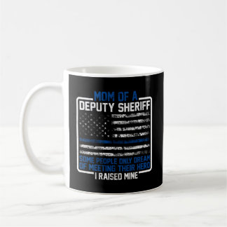 Mug Maman Du Sheriff Adjoint Fier Héros Mère Sheriff