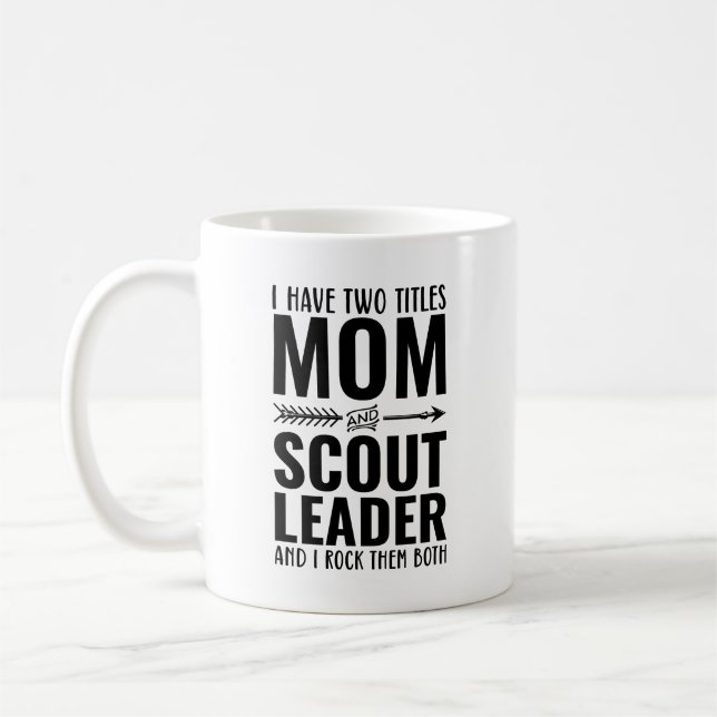 Mug Maman Et Chef Scout Drôle (Gauche)