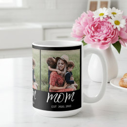 Mug Maman Etabli Script Black 3 Photo