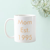 Maman Etablie Année Personnalisée