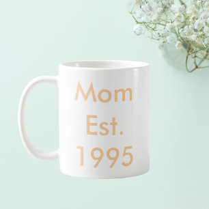 Mug Maman Etablie Année Personnalisée