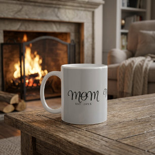 Mug Maman établie Nouveau Cadeau de maman Écriture noi