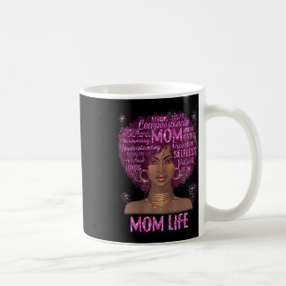 Mug Maman femme noire Vie de maman afro-américaine Joy