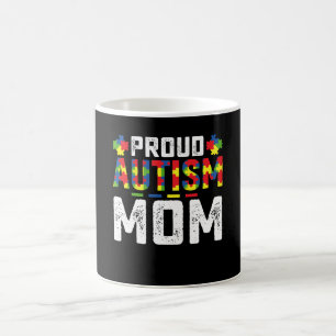 Mug Maman fière de l'autisme Sensibilisation Famille a