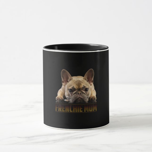 Mug maman frenchie | cadeau de maman bulldog (Centre)