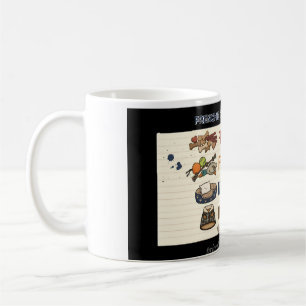 Mug Maman Frenchie Drôle Liste de Courses Humour Frenc
