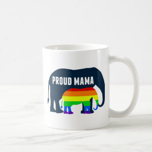 Mug Maman Gay pride Fière de la LGBT Eléphant