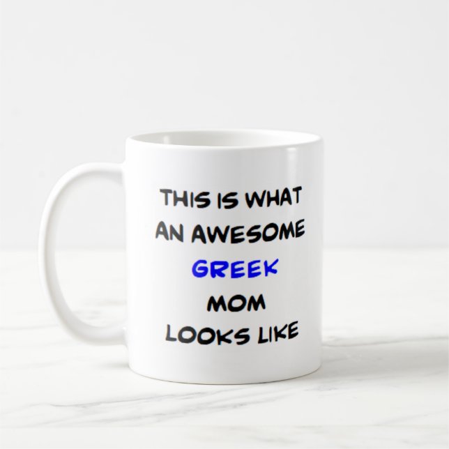 Mug maman grecque, formidable (Gauche)