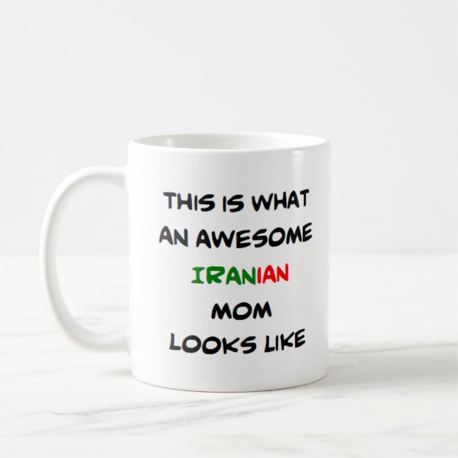 Mug maman iranienne, géniale (Gauche)