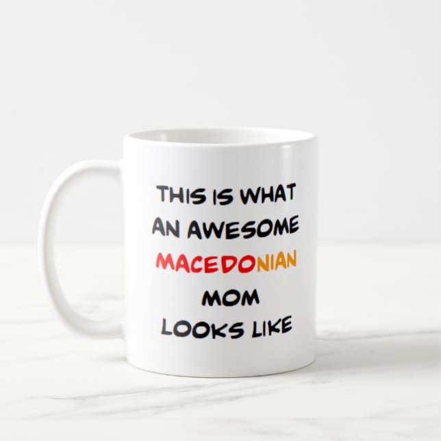 Mug maman macédonienne, géniale (Gauche)