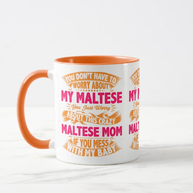 Mug Maman Maltaise folle (Gauche)