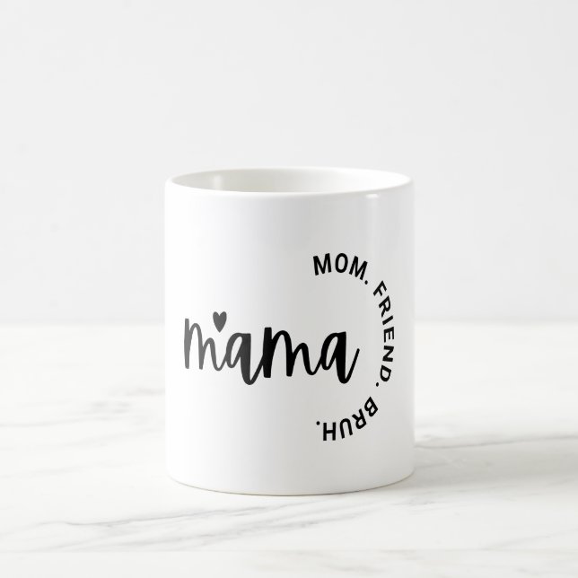 Mug Maman, Maman amie, Fête des mères, Cadeau pour mam (Centre)