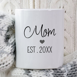 Mug Maman Mère Est S'Attend À Ce Que Le Bébé Nouveau M