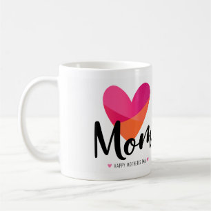 Mug Maman moderne mignonne avec un design en forme de