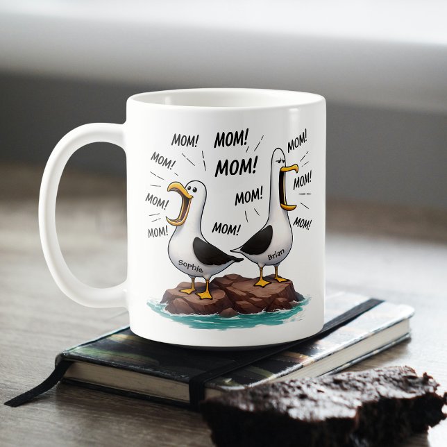 Mug Maman Mouette Drôle Personnalisé (Créateur téléchargé)