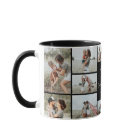 Maman noir élégant moderne collage photo minime