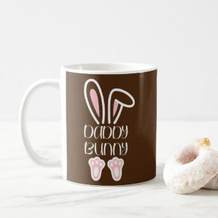 Mug Maman Papa Bunny Jour de Pâques Papa Pregnant Mama