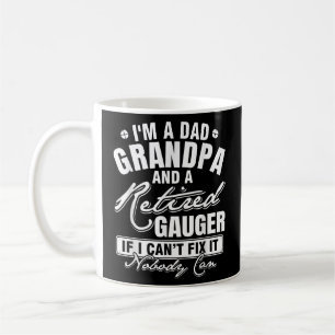 Mug Maman Papa grand-père et un marmotte à la retraite