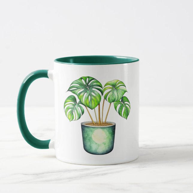 Mug Maman plante | plante Monstera (Gauche)