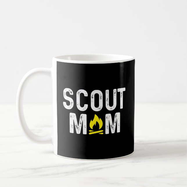 Mug Maman Scoutisme Scouter Mère Scouts (Gauche)